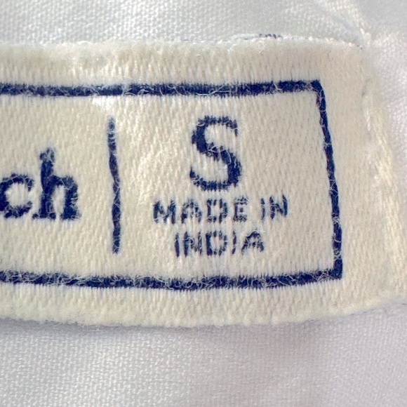 Abercrombie & Fitch White Lace Off the Shoulder Romper Size Small 100% Cotton - Picture 12 of 12